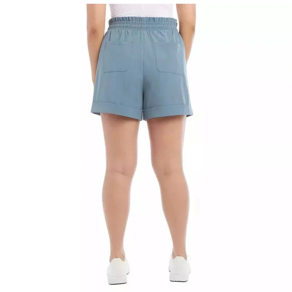 Danskin Ladies' Woven Paperbag Short Large Stormy Weather - Picture 3 of 6